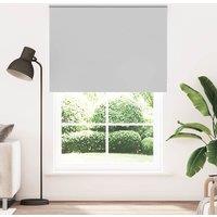 Berkfield Home Roller Blind Blackout Light Grey 150x230 cm Fabric Width 146.6 cm Polyester