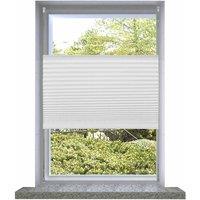 Berkfield Home Plisse Blind 50x125cm White Pleated Blind | Size: 50x125 cm