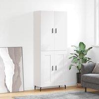 Berkfield Home Highboard White 69.5x34x180 cm Engineered Wood