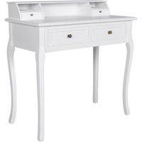 Berkfield Home Modern Vanity Makeup Table in White