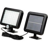 Netlighting Sonic LED Solar Security Wall Light with PIR Black IP44