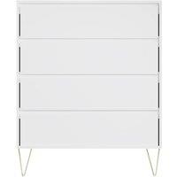 Timber Art Design Monaco 4 Drawer Chest In White