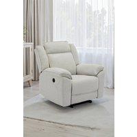 More4Homes Skye Linen Electric Recliner Chair in Beige | Size: 1 Seater