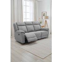 More4Homes Skye 3 Seater Linen Electric Recliner Sofa in Grey