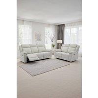 More4Homes Skye 3+2 Linen Electric Recliner Sofa Set in Beige