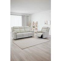More4Homes Skye 3+1 Linen Electric Recliner Sofa Set in Beige