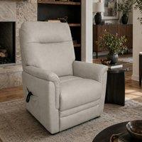 Aspire Dual Motor Power Riser Recliner Armchair (1 Seater) in Light Grey