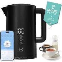 DMD Collective Wi-Fi Touchscreen 1.5L Smart Kettle, App Operated, Voice Control 2200W in Black