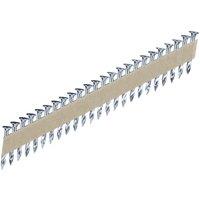 Dewalt Galvanised Metal Connector Twist Nail 3.4 X 35mm (pack 1000) in Silver