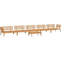 Berkfield Home 6 Piece Garden Pallet Sofa Set Solid Wood Acacia in Brown