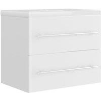 Berkfield Home Sink Cabinet with Built-in Basin White Engineered Wood