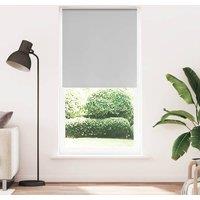 Berkfield Home Roller Blind Blackout Off-White 40x130 cm Fabric Width 35.7 cm Po in Grey