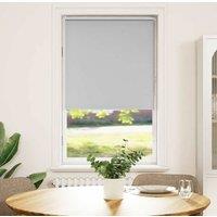 Berkfield Home Roller Blind Blackout Light Grey 80x175 cm Fabric Width 75.7 cm P