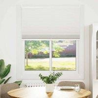 Berkfield Home Plisse Blind 100x150cm White Pleated Blind | Size: 100x150 cm