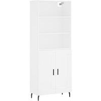 Berkfield Home Highboard White 69.5x34x180 cm Engineered Wood