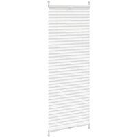 Berkfield Home Plisse Blind 60x100cm White Pleated Blind | Size: 60x100 cm