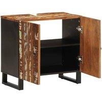 Berkfield Home Sink Cabinet 62x33x58 cm Solid Wood Reclaimed & Engineered Wood | Size: 62 x 33 x 58 cm