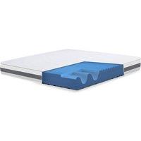 The White Stone Mattress with Antibacterial Waterfoam, 20 cm Height - 140 x 210 cm in White | Size: King