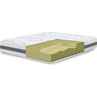 The White Stone Medium-Firmness Orthopedic Mattress, 20 cm - 120 x 200 cm in White | Size: Small Double