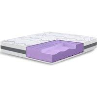 The White Stone Medium-Firmness Orthopedic Mattress, 25 cm - 70 x 160 cm in White | Size: Junior