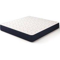 The White Stone Hypoallergenic Waterfoam Mattress, 12 cm, breathable & Antibacterial in White | Size: Small Double