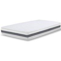 The White Stone Hypoallergenic Waterfoam Mattress, 16 cm, breathable & Antibacterial - 130 x 190 cm in White | Size: Single