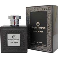 Sergio Tacchini Men's Pure Black Eau de Toilette Spray 100ml in White