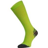 COMODO Men's 1 Pack Over the Calf Compression Running Socks in Bright Yellow | Size: 9-11