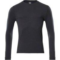 Mascot Men's Crossover Long-Sleeved T-Shirt in Black | Size: Medium