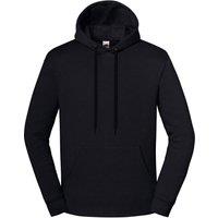 Fruit of the Loom Men's Iconic Premium Hoodie in Black | Size: Medium