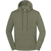 Fruit of the Loom Men's Iconic Premium Hoodie in Olive | Size: 2XL