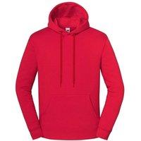 Fruit of the Loom Men's Iconic Premium Hoodie in Red | Size: XL