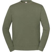 Fruit of the Loom Men's Iconic Premium Set-in Sweatshirt in Olive | Size: Large
