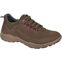 Aztrek Women's Coastal Nubuck Trainers in Brown | Size: 7