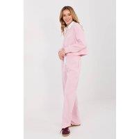 Love Lace Women's Everyday Embroidered Hoodie & Pant Set in Pink