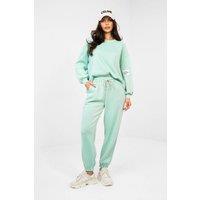 Love Lace Women's Stylish Viscose Elastane Tracksuit Set in Green