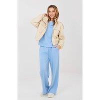 Love Lace Women's Butter Soft Viscose Blend Tracksuit Set Style 224308 in Blue