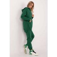 Love Lace Women's 3 Piece Cotton Melange Warm Casual Set in Green