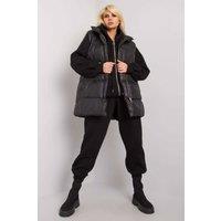 Love Lace Women's Insulated Down Vest Hoodie Sweatpants Set in Black | Size: S/M