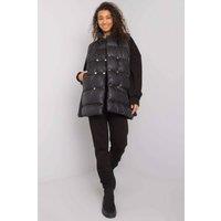 Love Lace Women's Down Vest Sweatshirt Sweatpants Set in Black | Size: S/M