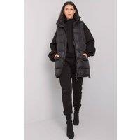 Love Lace Women's 3 Piece Down Vest Sweatshirt Sweatpants Set in Black | Size: S/M