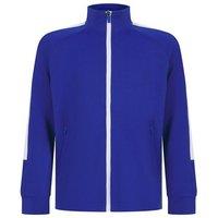 Finden & Hales Knitted Track Top in Mid Blue | Size: 3-4 Years