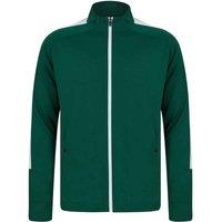 Finden & Hales Knitted Track Top in Bottle Green | Size: 3-4 Years
