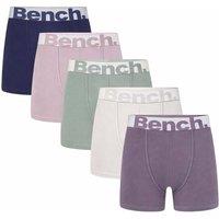 Bench Men's 5 Pack Cotton Rich Boxers Breathable Soft Underwear | Size: 2XL