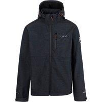 Trespass Men's Justin DLX Marl Soft Shell Jacket in Black | Size: XL