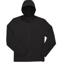 B&C Men's Reset 3 Layer Hooded Soft Shell Jacket in Black | Size: 3XL