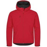 Clique Men's Classic Soft Shell Jacket in Red | Size: Large