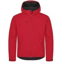 Clique Men's Classic Soft Shell Jacket in Red | Size: 4XL