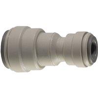 John Guest Unequal Straight Connector 15mm X 3/8" (Pack of 10) in Grey