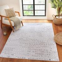 Livabliss Lustro-Modern Grey Off-White Beige Polka Dot Living Dining Bedroom Rug | Size: 80 cm x 150 cm